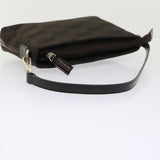 balenciaga Accessory Pouch Nylon Brown Auth cl625