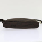 balenciaga Accessory Pouch Nylon Brown Auth cl625