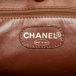 Chanel logo toast bag brown leather ladies Chanel toast bag