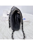 Around Flap Chain Shoulder Bag Black Chanel