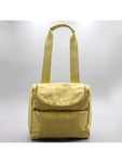 A15958 Yellow color fabric new travel backpack and crossbag Chanel