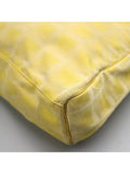 A15958 Yellow color fabric new travel backpack and crossbag Chanel