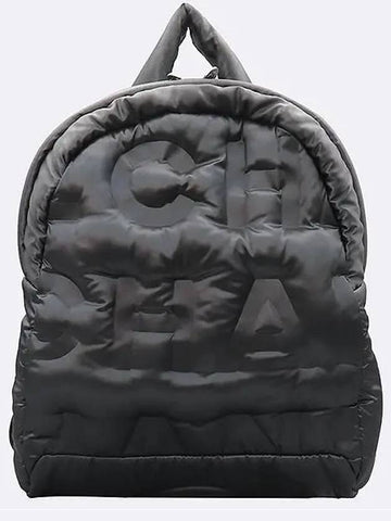 A91933 Dark gray color Dudon Ryuk nylon backpack Chanel