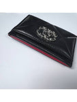 19 Logo Chain Quilted Lambskin Card Wallet Black Chanel