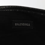 balenciaga Cabas Hand Bag Canvas Silver White Auth ep5384