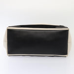 balenciaga Cabas Hand Bag Canvas Silver White Auth ep5384