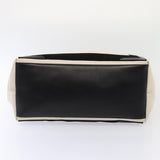 balenciaga Cabas Hand Bag Canvas Silver White Auth ep5384