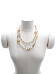 100th Anniversary Stone Long Necklace Pearl CC Logo Chain Chanel
