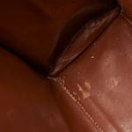 Chanel logo toast bag brown leather ladies Chanel toast bag
