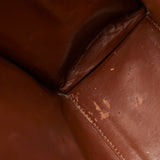 Chanel logo toast bag brown leather ladies Chanel toast bag