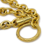 Chanel Mademoiselle Chain Pendant Necklace Gold