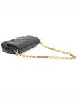 AS4231 Black Lambskin CC Logo Small Flap Chain Shoulder Bag Chanel