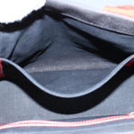 balenciaga Hard Ware Small Hand Bag Canvas Black Red 671402 Auth fm3051