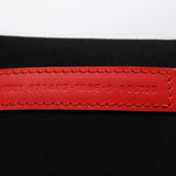balenciaga Hard Ware Small Hand Bag Canvas Black Red 671402 Auth fm3051