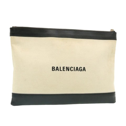 balenciaga Clutch Bag White Auth am1678g