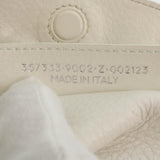 balenciaga 2Way Shoulder Bag Hand Bag Leather White Auth am2305g