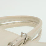 balenciaga 2Way Shoulder Bag Hand Bag Leather White Auth am2305g