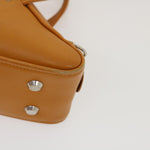 balenciaga 2Way Shoulder Bag Hand Bag Leather Brown Auth am2534gA