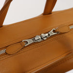balenciaga 2Way Shoulder Bag Hand Bag Leather Brown Auth am2534gA