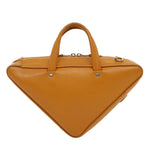 balenciaga 2Way Shoulder Bag Hand Bag Leather Brown Auth am2534gA