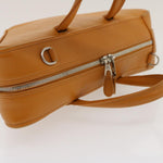 balenciaga 2Way Shoulder Bag Hand Bag Leather Brown Auth am2534gA