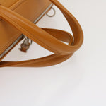 balenciaga 2Way Shoulder Bag Hand Bag Leather Brown Auth am2534gA