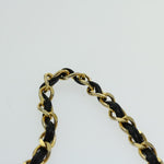 Chanel Matelasse Chain Shoulder Bag Patent leather Black CC Auth hk1071