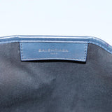 balenciaga Cabas Hand Bag Leather Navy Auth hk1228