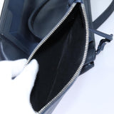 balenciaga Cabas Hand Bag Leather Navy Auth hk1228