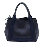 balenciaga Cabas Hand Bag Leather Navy Auth hk1228