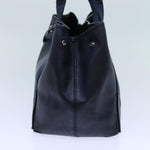balenciaga Cabas Hand Bag Leather Navy Auth hk1228