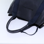 balenciaga Cabas Hand Bag Leather Navy Auth hk1228