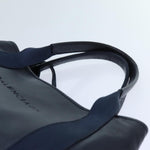 balenciaga Cabas Hand Bag Leather Navy Auth hk1228