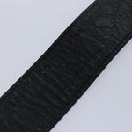 balenciaga Bangle Bracelet Leather Black 466597 Auth hk1591