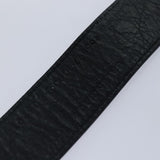 balenciaga Bangle Bracelet Leather Black 466597 Auth hk1591