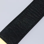 balenciaga Bangle Bracelet Leather Black 466597 Auth hk1591