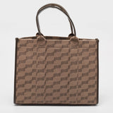 balenciaga Beige/Brown BB Monogram Canvas and Leather Medium Hardware Tote
