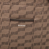 balenciaga Beige/Brown BB Monogram Canvas and Leather Medium Hardware Tote