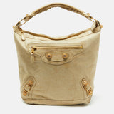 balenciaga Beige Leather GGH Day Hobo