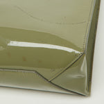 balenciaga Grey Patent Leather Small Cable Shopper Tote