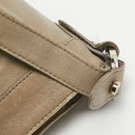 balenciaga Beige Leather Studded Sac Clous Motorcycle Bag