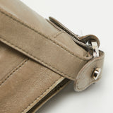 balenciaga Beige Leather Studded Sac Clous Motorcycle Bag