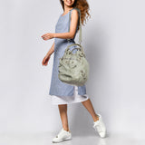 balenciaga Argent Leather GSH Pompon Hobo