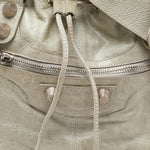 balenciaga Argent Leather GSH Pompon Hobo