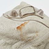 balenciaga Argent Leather GSH Pompon Hobo