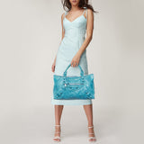 balenciaga Cyclade Leather Brogues Work Tote