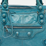 balenciaga Cyclade Leather Brogues Work Tote