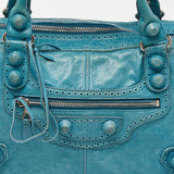 balenciaga Cyclade Leather Brogues Work Tote