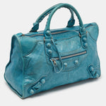 balenciaga Cyclade Leather Brogues Work Tote