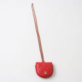 Chanel Matelasse Caviar Skin Chain Wallet Coin Case
